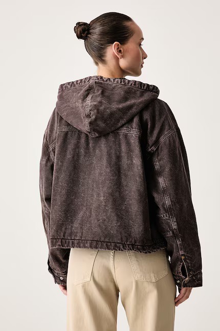 Wmns Miami Denim Hooded Jacket