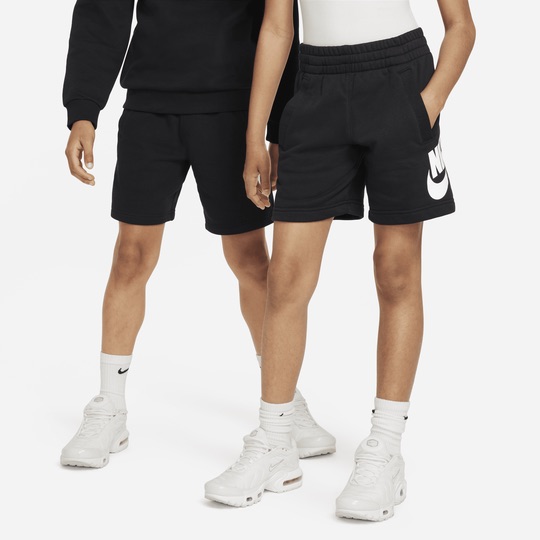 NIK NIKE SPORTSWEAR CLUB FLEECE BLACK/WHITE