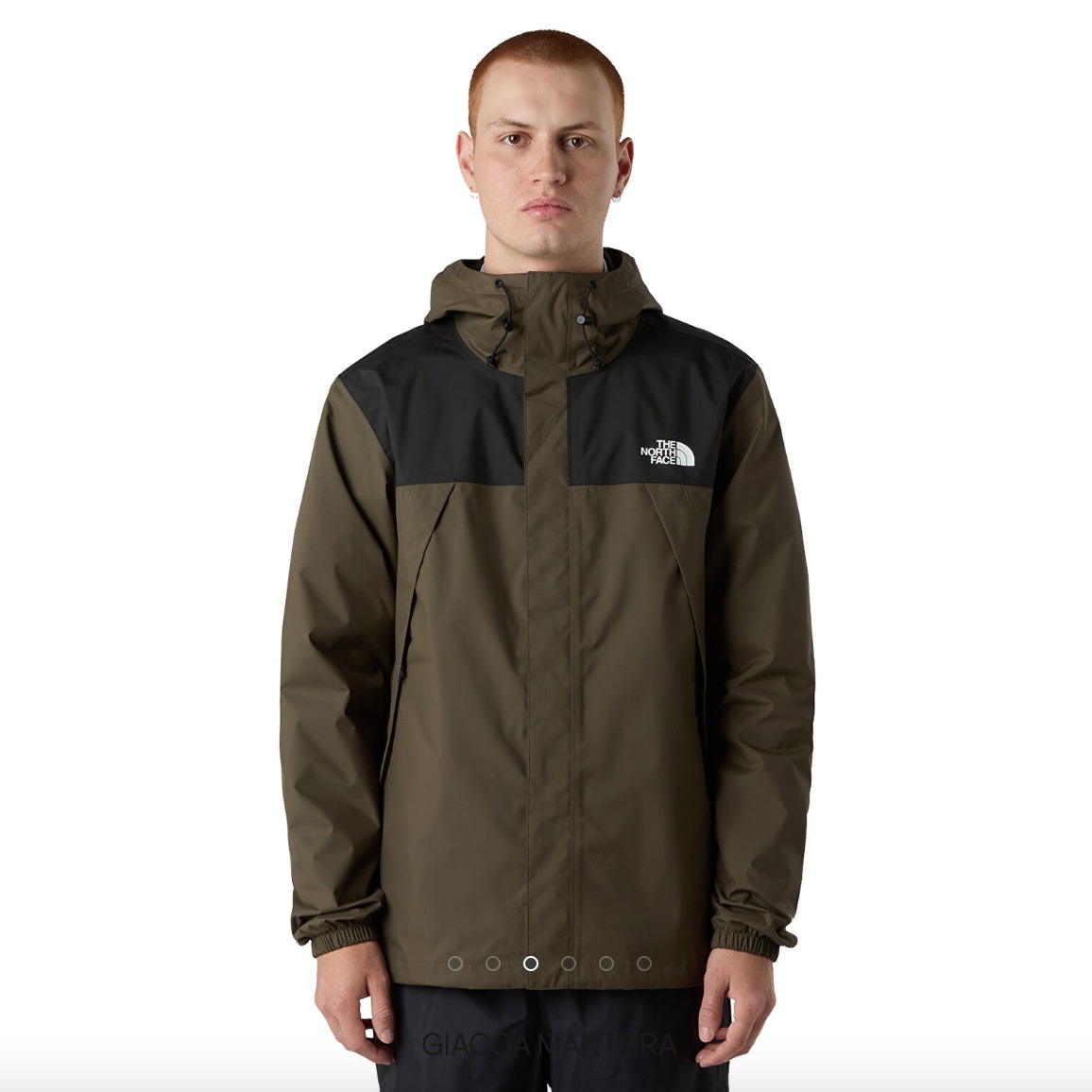 NTF M ANTORA JACKET NEW TAUPE GREEN/TNF BLACK