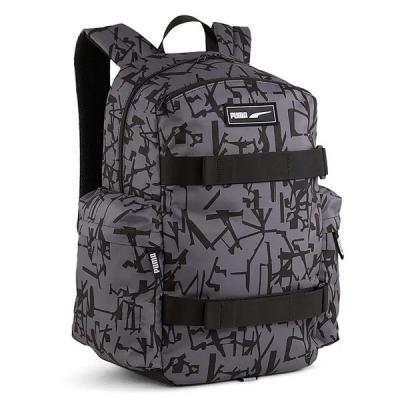 PUMA PUM PUMA DECK BACKPACK PUMA BLACK-SCRATCH PRINT AOP
