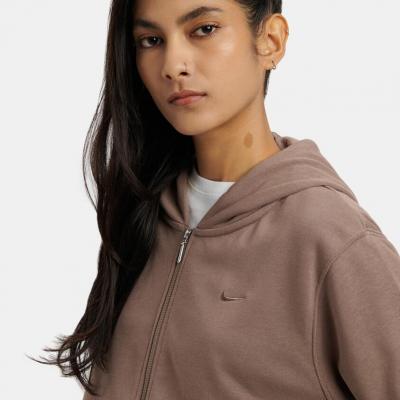 NIKE NIK NIKE SPORTSWEAR CHILL TERRY MINK BROWN/MINK BROWN