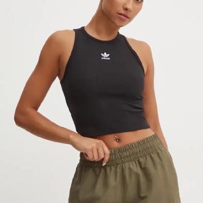 ADIDAS AOR ESS RIB TANK BLACK