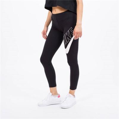 NIKE G NSW FAVORITES GX LEGGING BLACK/WHITE