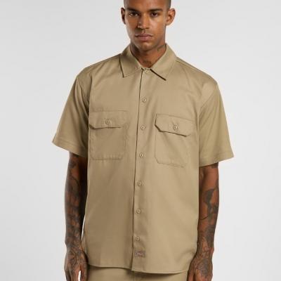 DICKIES WORK SHIRT SS REC KHAKI
