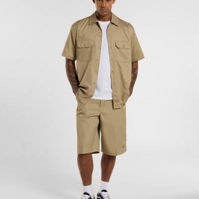 DICKIES WORK SHIRT SS REC KHAKI