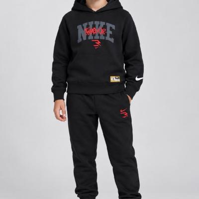 NIKE NIK FIRED UP FLEECE SET BLACK