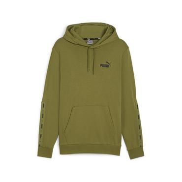 PUMA PUM ESS+ TAPE HOODIE TR OLIVE GREEN