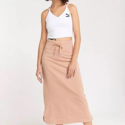 PUMA PUM CLASSICS RIBBED CROP TOP WHITE