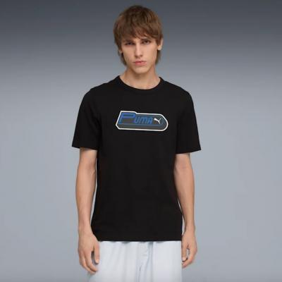 PUMA PUM FUTURE.PUMA.ARCHIVE GRAPHIC TEE BLACK