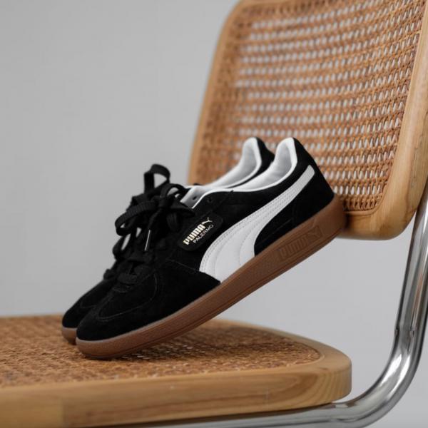 PUMA PUM PALERMO PUMA BLACK-PUMA WHITE
