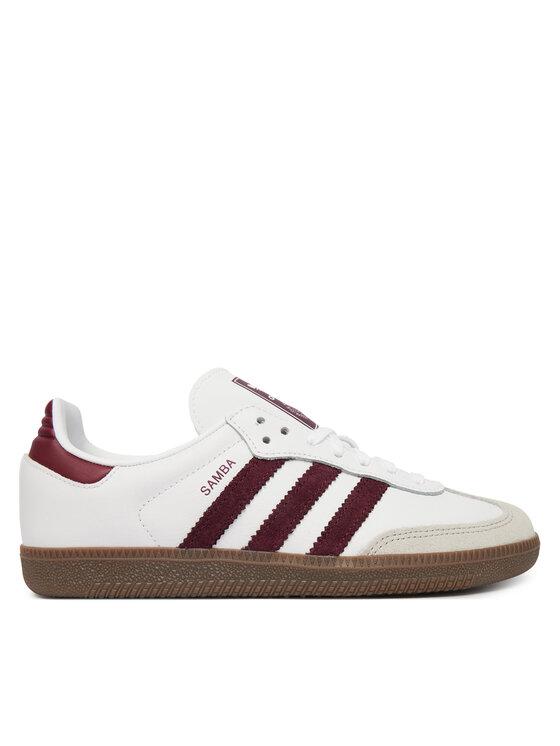 ADIDAS ADIDAS ORIGINALS SAMBA OG J FTWWHT/MAROON/GUM5