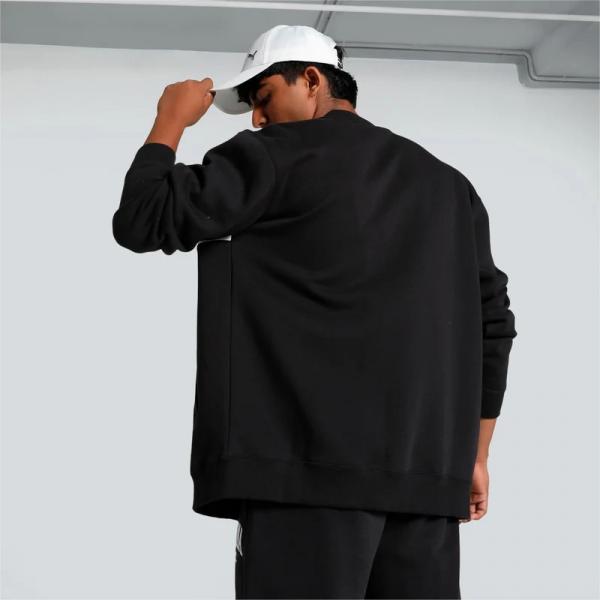 PUMA PUM PUMA SQUAD BOMBER JACKET FL PUMA BLACK