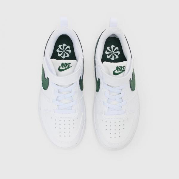 NIKE NIK NIKE COURT BOROUGH LOW RECRAFT WHITE/FIR