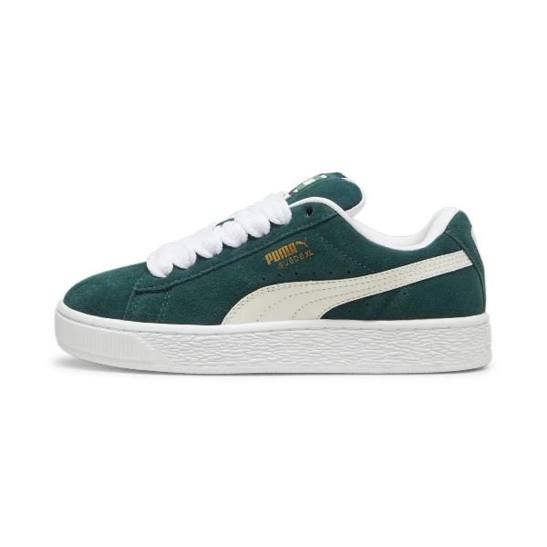 PUMA PUM SUEDE XL JR DARK MYRTLE-WARM WHITE