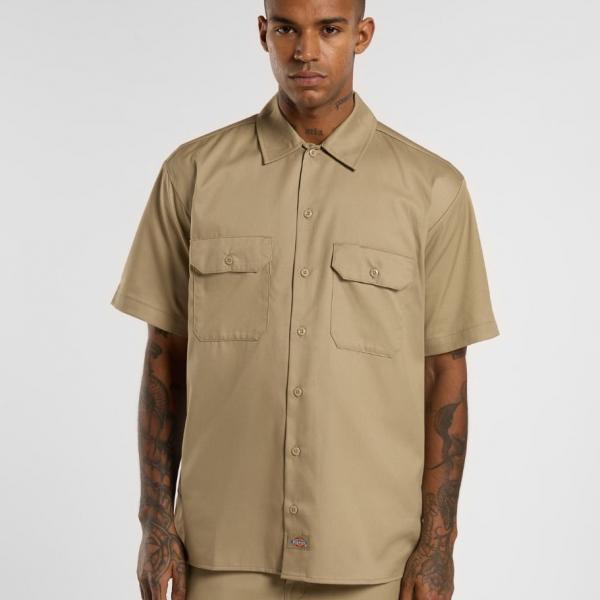 DICKIES WORK SHIRT SS REC KHAKI
