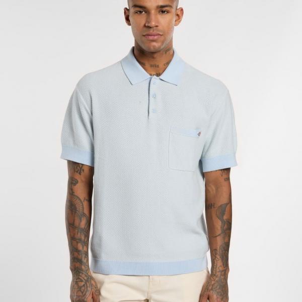 DICKIES ROCKY KNIT POLO SS WHITECAP GRAY