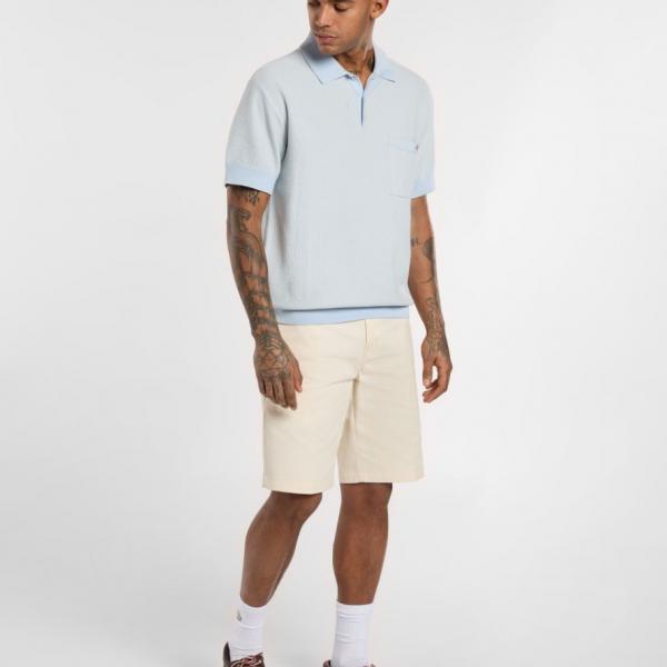 DICKIES ROCKY KNIT POLO SS WHITECAP GRAY