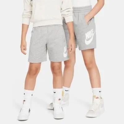 NIKE NIK NIKE SPORTSWEAR CLUB FLEECE DK GREY HEATHER/BASE GREY/WHITE