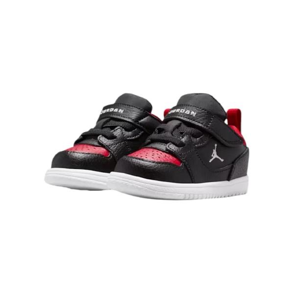 JORDAN JRD JORDAN COURT CONNECT LOW (TD) BLACK/WHITE-GYM RED