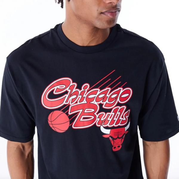 NEW ERA  NEE NBA SCRIPT OS TEE CHIBUL BLKFDR BLACK