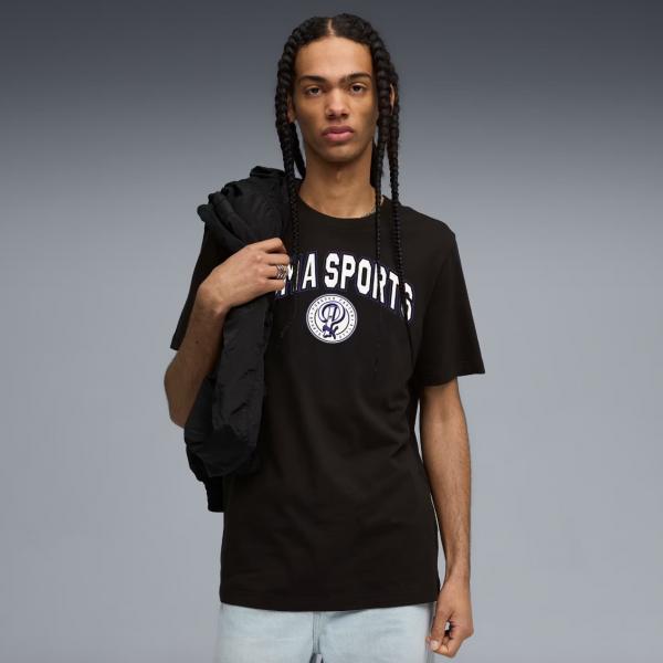 PUMA PUM WARDROBE ESS SPORTS LEGACY II TEE BLACK