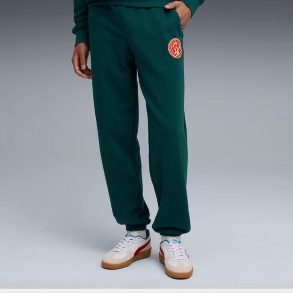 PUMA PUM WARDROBE ESS SPORTS LEGACY II SWEATPANTS TR CL GREEN