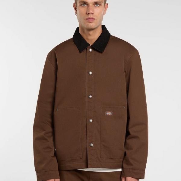DICKIES UNION BARN JACKET TIMBER BROWN