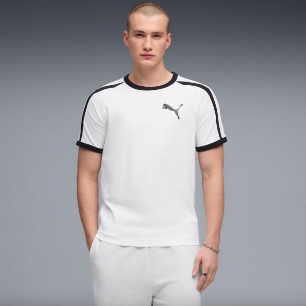 PUMA PUM T7 BIG CAT RINGER TEE PUMA WHITE