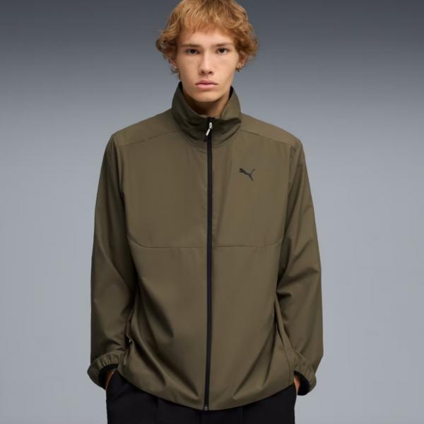 PUMA PUM PUMATECH WOVEN TRACK JACKET LODEN GREEN