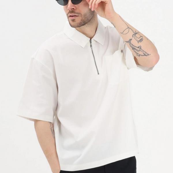 DICKIES CADIZ QZ SHIRT SS EGRET