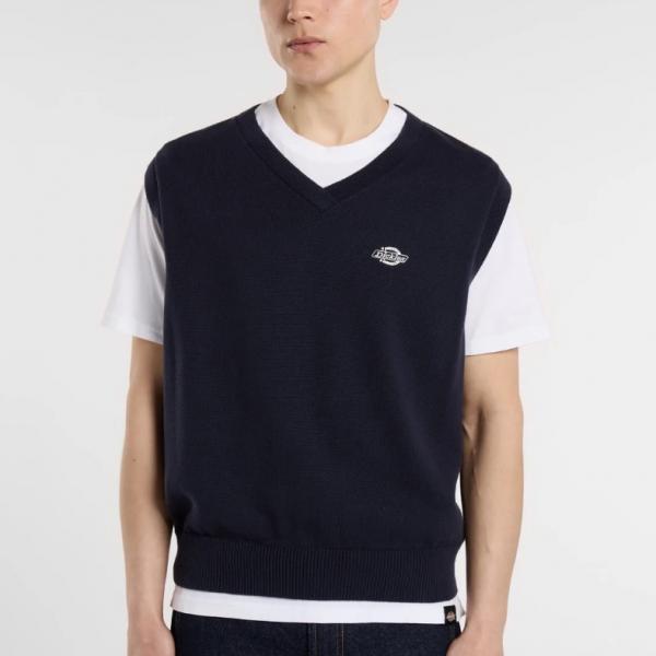 DICKIES SUMMERDALE SWEATER VEST NIGHT SKY