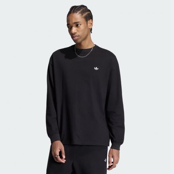 ADIDAS AOR ESS LS TEE BLACK