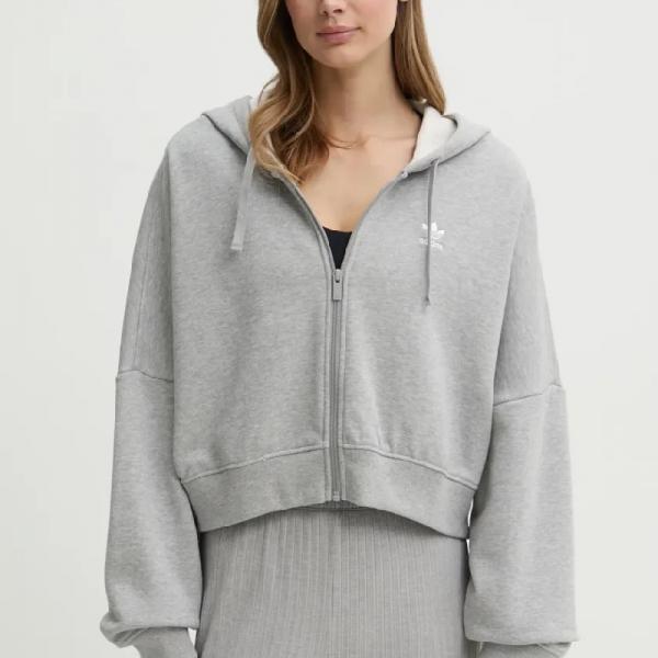 ADIDAS AOR ESS FZ HOODIE MGREYH