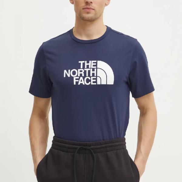 THE NORTH FACE  NTF M SS EASY TEE HERO BLUE/SUMMIT NAVY